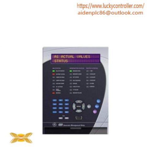 GE SR489-P5-HI-A20 - Industrial Generator Management Relay with Enhanced Display and Harsh Coating