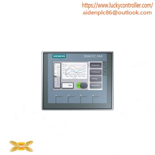 SIEMENS SIMATIC HMI 6AV2123-2DB03-0AX0 Basic Panel, Key/Touch Operation, 4" TFT Display, 65536 Colors, PROFIBUS Interface
