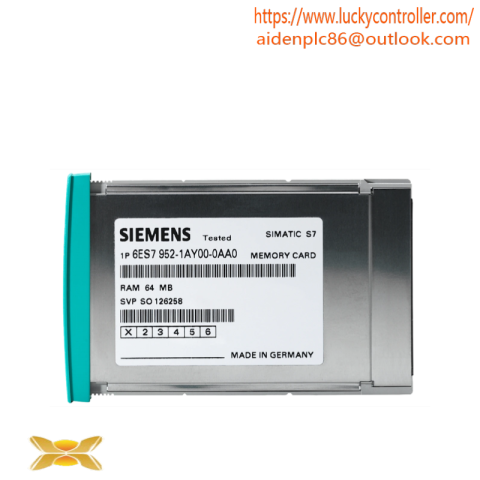 SIEMENS 6ES7952-1AM00-0AA0 RAM MEMORY CARD: Industrial Control Module, Enhancing System Performance