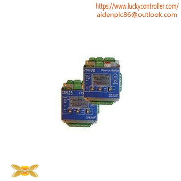 Bently Nevada 2300/20-02 Vibration Monitor; Manufacturer: Bently-Nevada