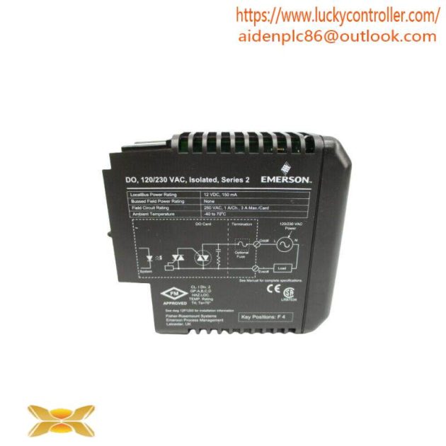 EMERSON A6370D High-Performance Industrial Control Module