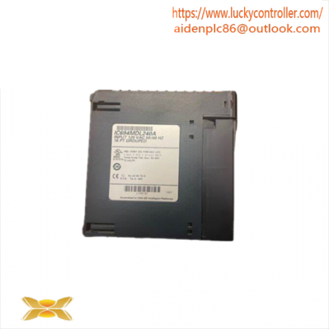 GE FANUC IC694MDL240A: 120 Volt AC Input Module for Advanced Industrial Automation