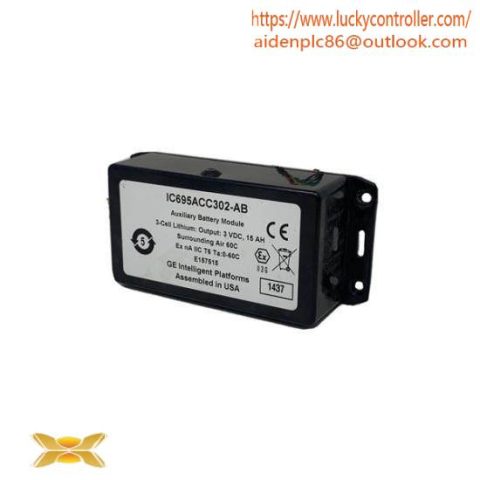 GE FANUC IC695ACC302AB Battery Module: Reliable Power Supply for Industrial Control Systems