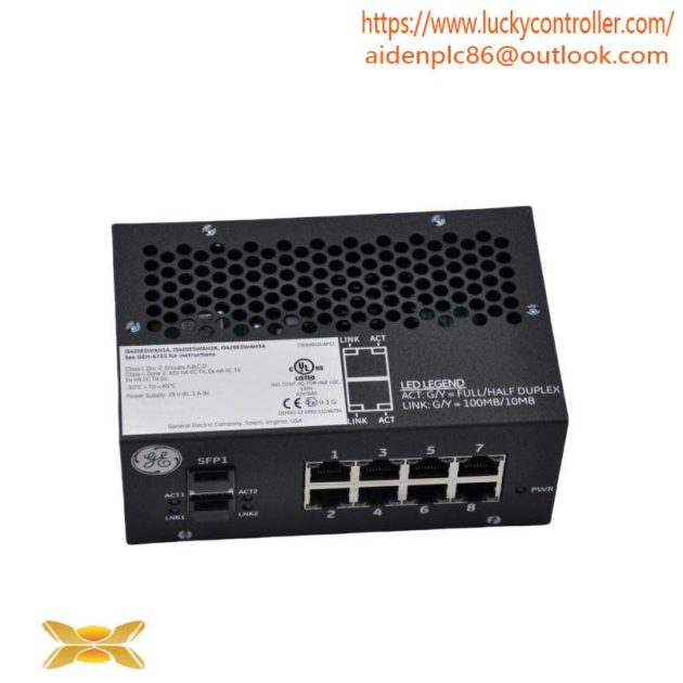 GE IS420ESWAH3A - Mark VIe IONet Switch: Industrial Automation Control Solution