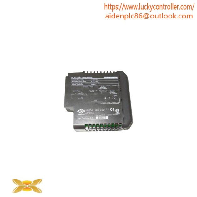 EMERSON KJ3001X1-BB1 | 8-Channel 24 VDC Dry Contact Card