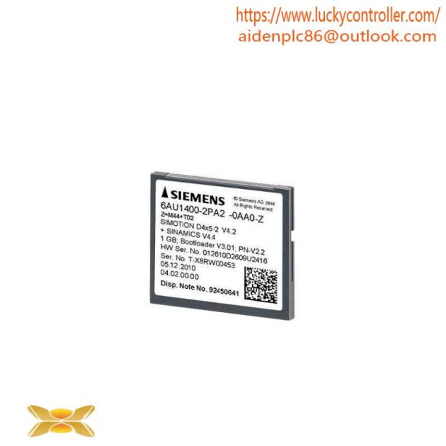 SIEMENS 6AU1400-2PA02-0AA0 1GB Compact Flash Card - Industrial Storage Solution
