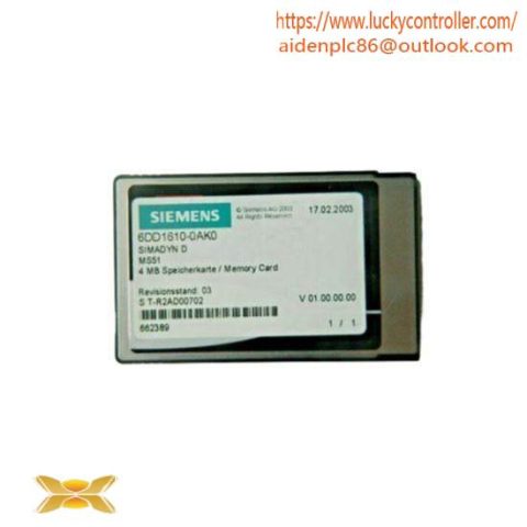 Siemens 6DD1610-0AK0 Flash Memory Module for SIMADYN D System