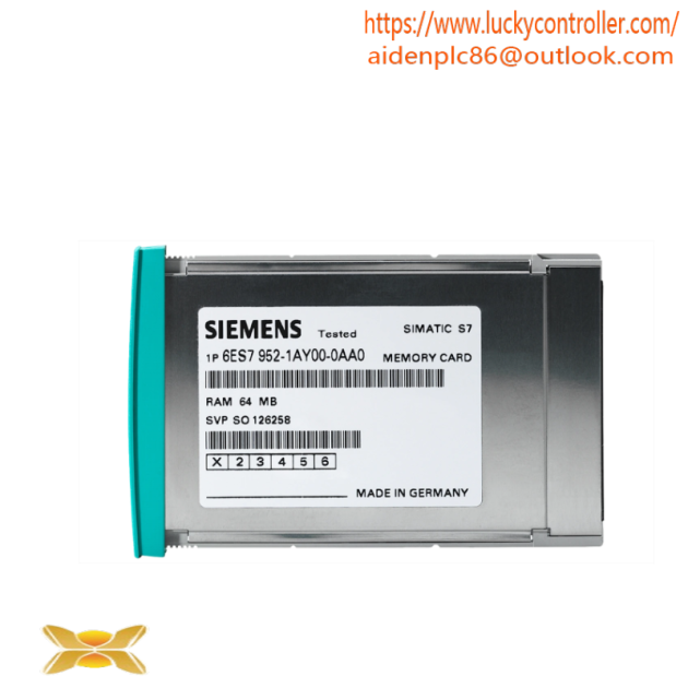 Siemens 6ES7952-1AK00-0AA0 RAM Memory Card for S7-400, Long Version, 8 MB