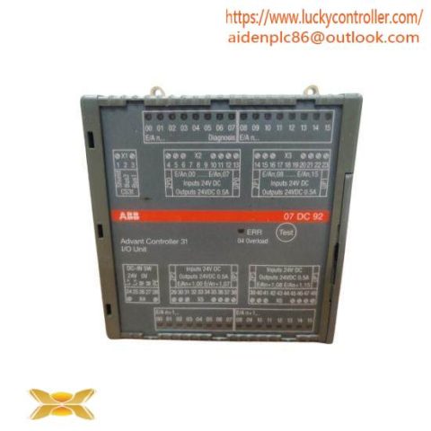 ABB 07DC92 GJR5252200R0101 - Industrial Digital Input/Output Module