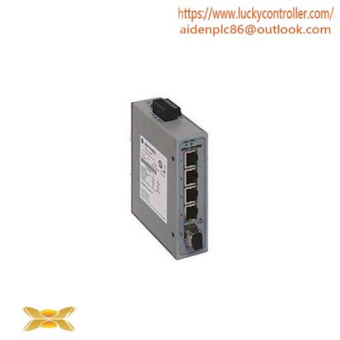 Allegro MicroSystems 1783-US4T1F Stratix 2000 Industrial Unmanaged Ethernet Switch, Advanced Networking Solutions for Heavy Duty Applications
