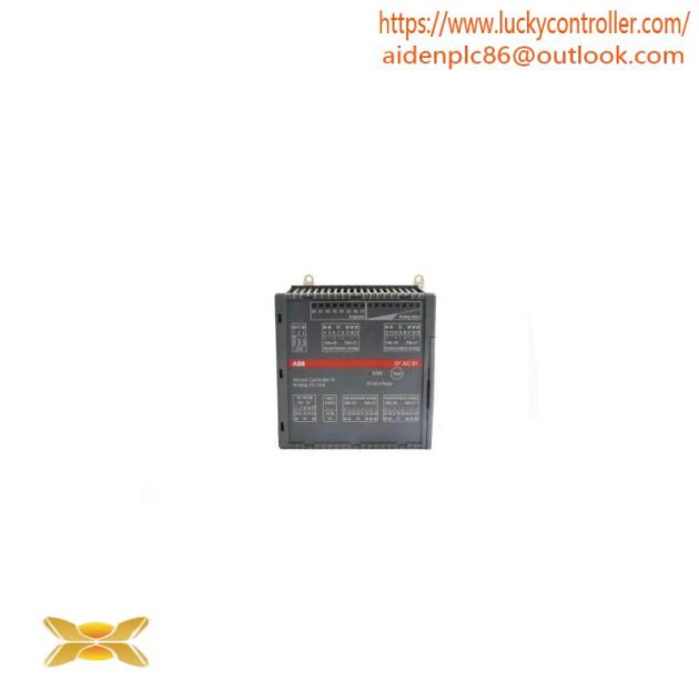 ABB 07AC91 12 GJR5252300R0101 Analog I/O Unit - High Precision Control Solutions