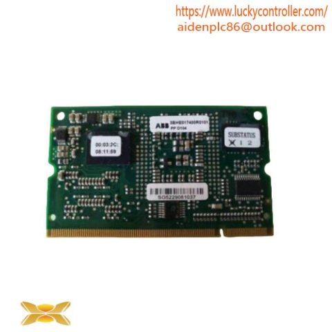 ABB 3BHE017400R0101: Advanced Main Control Board for Industrial Automation