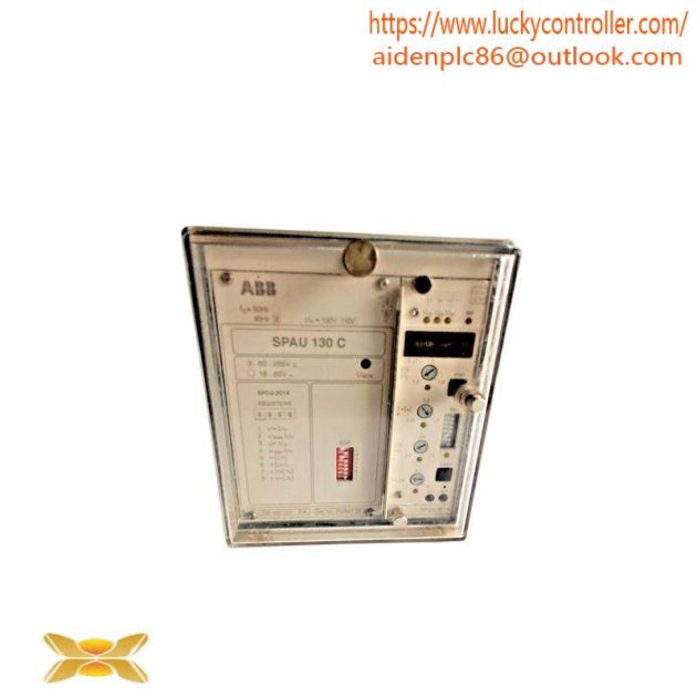ABB SPAU130C-AA - High-Performance Voltage Relay, ABB Controls, Module, Relay