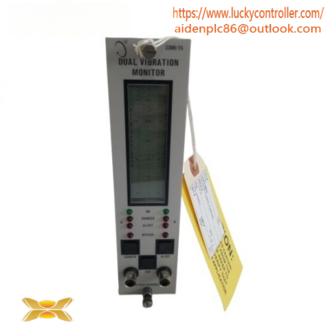 Bently Nevada 3300/15 Dual Vibration Monitor Module - Advanced Sensor Technology for Industrial Control