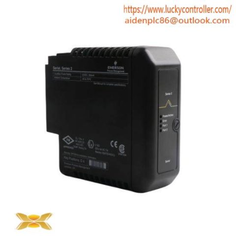 Emerson DeltaV VE4006P2 KJ3241X1BA1 12P2506X062 Redundant Serial Interface Card: Industrial Control Module