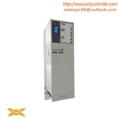 Emerson Ovation WH5-2FF 1X00416H01 Power Supply Module - Precision Engineered for Critical Operations