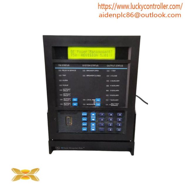 GE 750-P5-G5-D5-HI-A20-R - Advanced Feeder Management Relay for Reliable Power Distribution