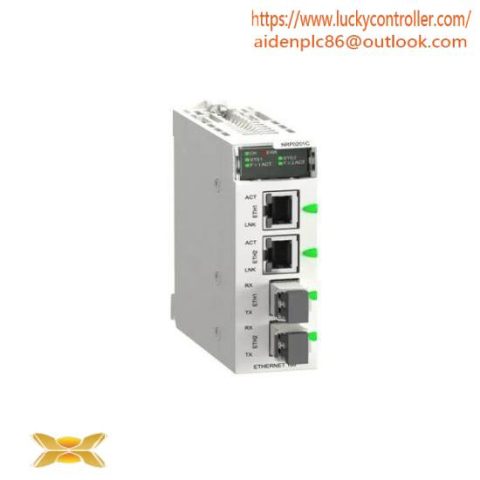 Schneider Electric's BMXNRP0201 Fiber Optic Converter Module for Industrial Automation