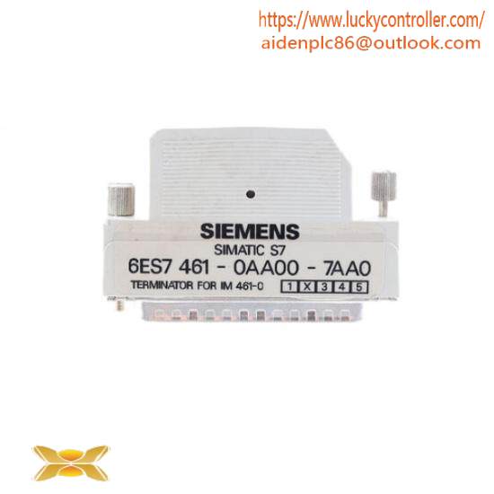 Siemens 6ES7 461-0AA00-7AA0 - Interface Module Terminating Connector, Control Systems & Automation