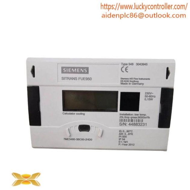 SIEMENS SITRANS FU E950 THERMAL ENERGY Meter, Thermal Energy Measurement System