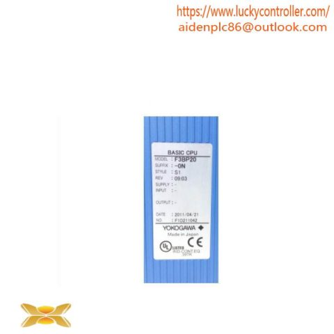 Yokogawa F3BP20-0N Basic CPU Module: Precision & Reliability in Industrial Control Solutions