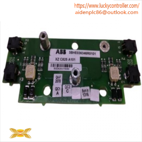 ABB 3BHE036346R0101 XZ C825 A101 Card