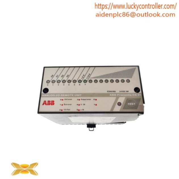 ABB ICSA04B5 Analog I/O Remote Unit - Advanced Industrial Control Solution