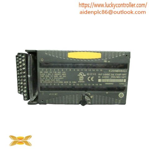 GE IC200MDD842J: High-Performance Mixed 24VDC Output ESCP Input Module
