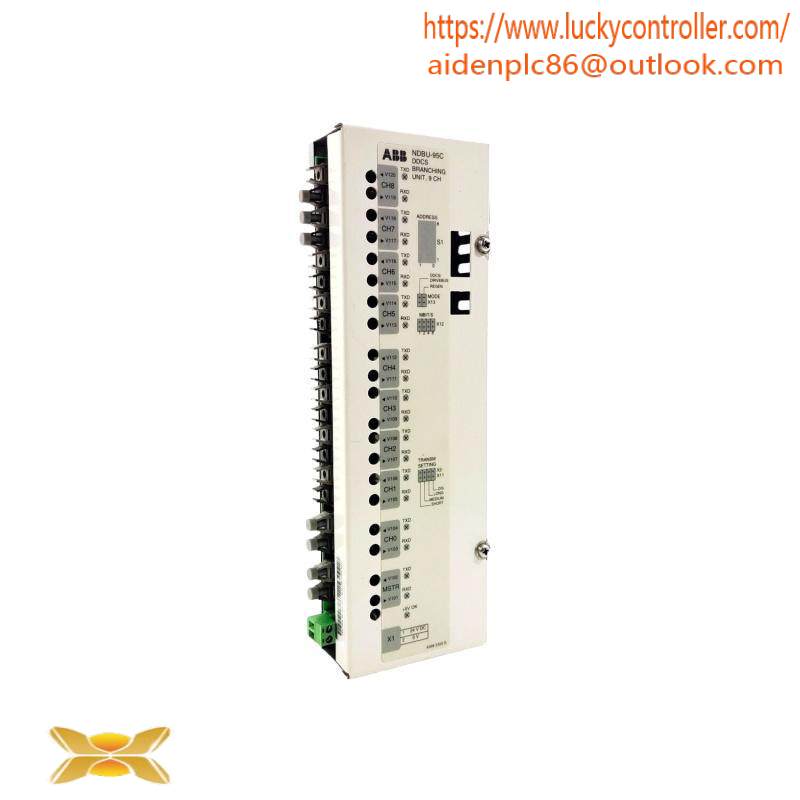 ndbu-_95c_abb_fiber_optic_distributor.jpg ABB NDBU-95C Fiber Optic Distributor, Precision Networking Solutions for Industrial Control