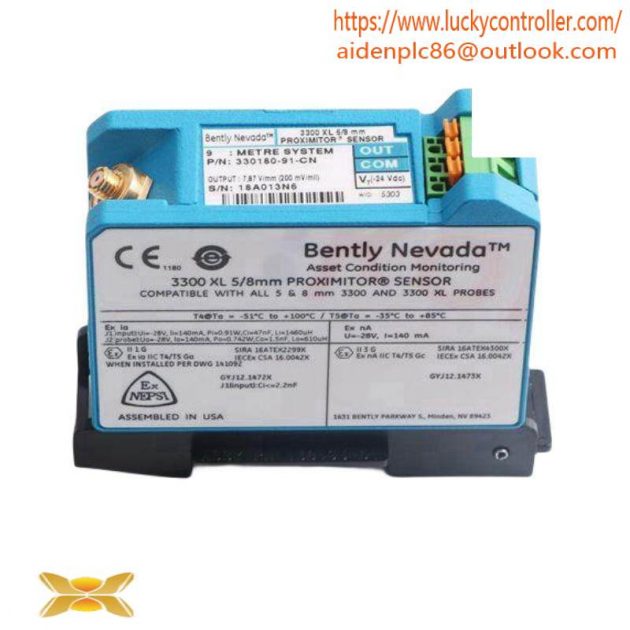 Bently Nevada 330780-91-05 Proximity Sensor, Precision Control for Industrial Applications