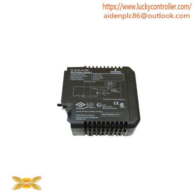 EMERSON KJ3222X1-EA1: Industrial Grade Input Module for Precise Control Systems