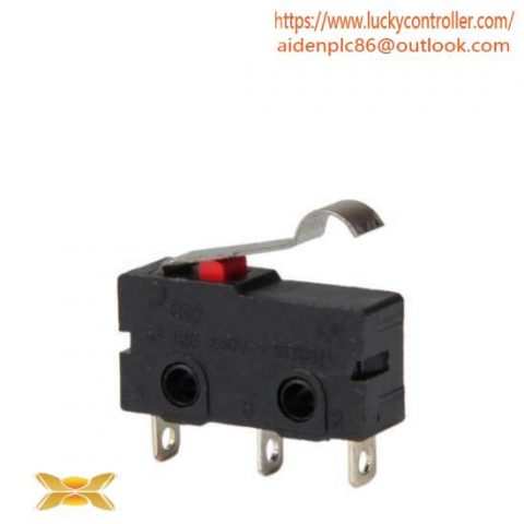 JIAOU KW12-F 3 Pin Bent Lever Micro Switch - Industrial Control Solutions